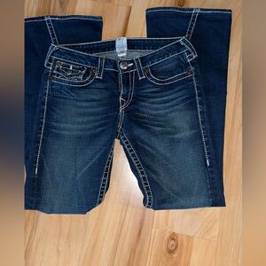True Religion Dark Blue Boot Cut Jeans
